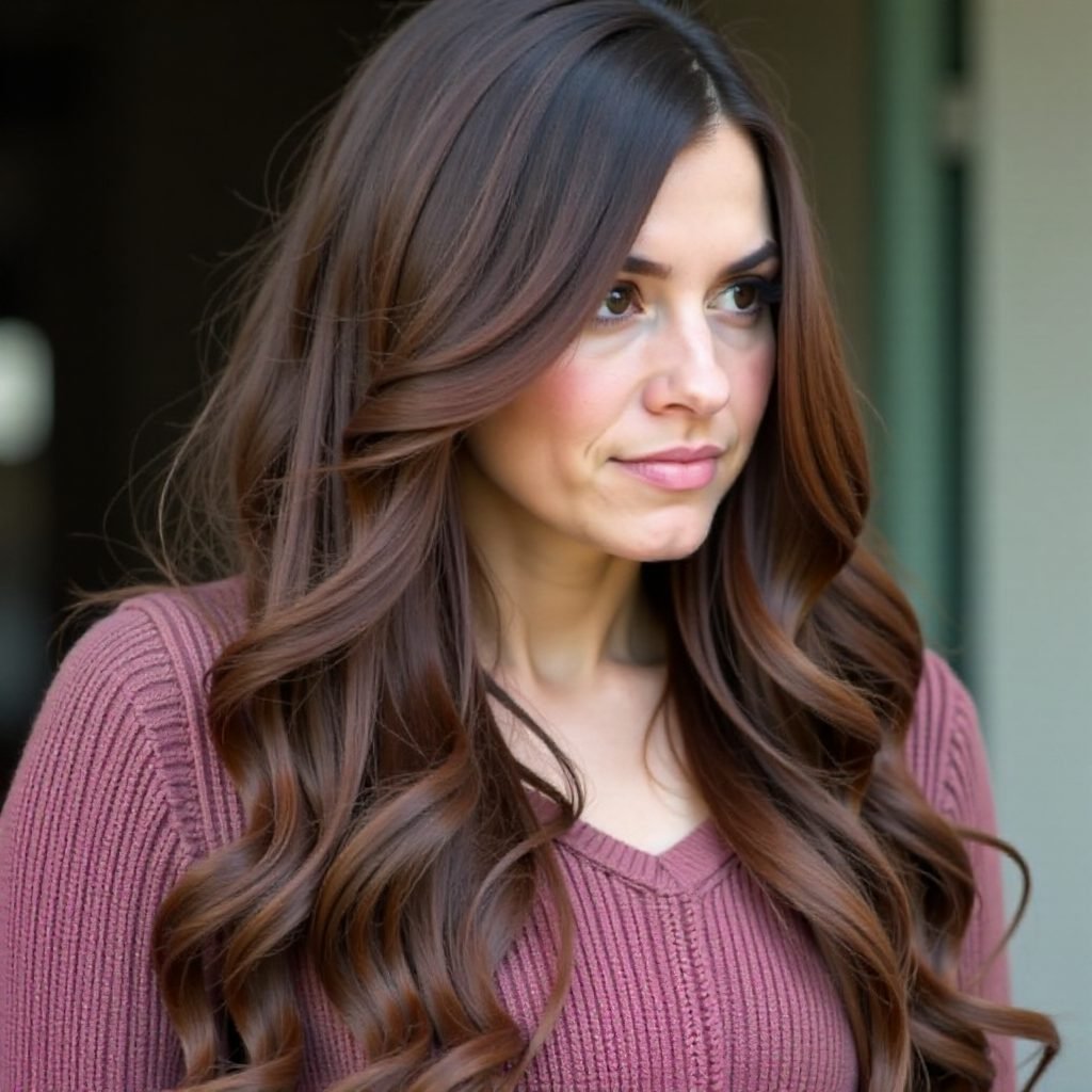 Long Tousled Textured Waves