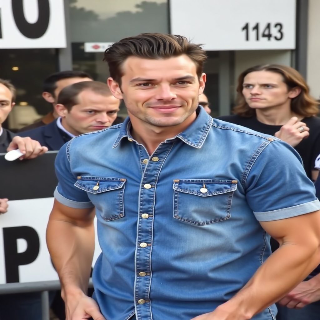 Zac Efron short spiky hairstyle