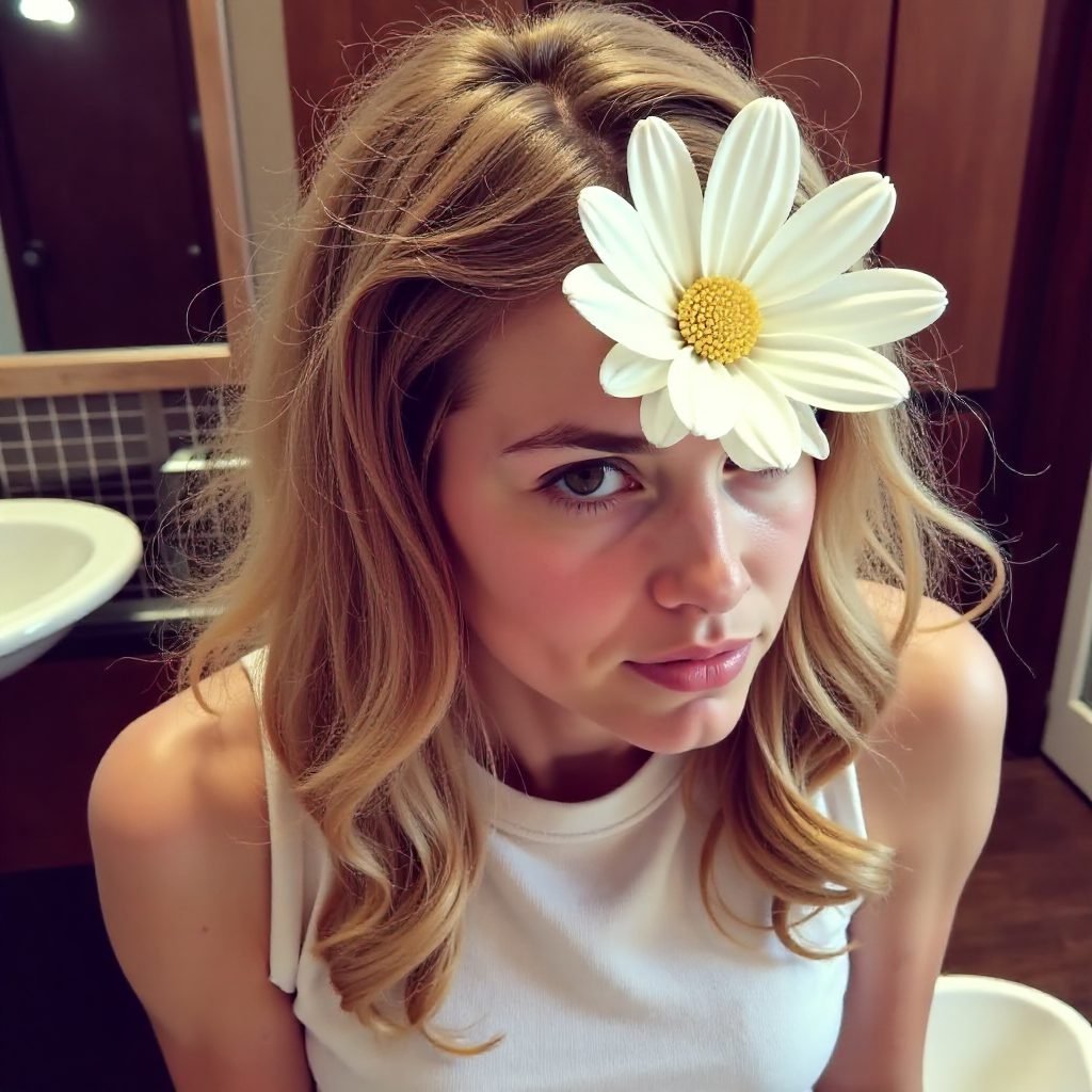 simple half up girls hairstyle