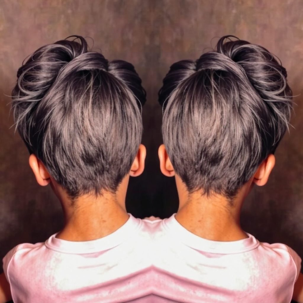braided back to school hairstyle for black girls