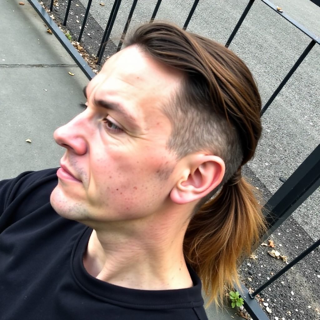 extra long mullet