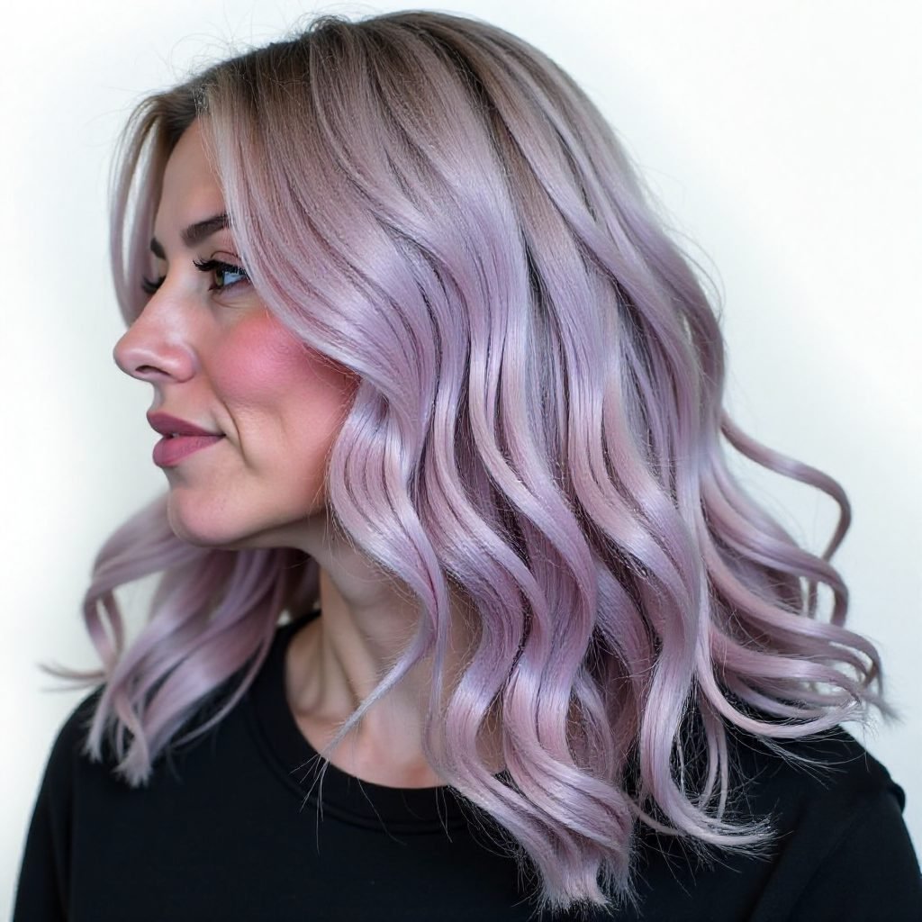 20 Swoon-Worthy Lilac Hair Ideas: lead gallery photo for styling reference