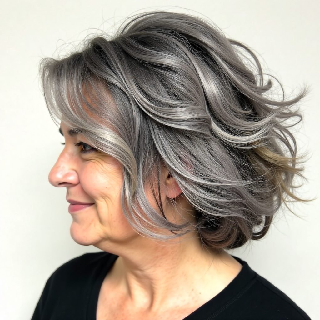 Short Curly Pastel Teal And Pink Hair