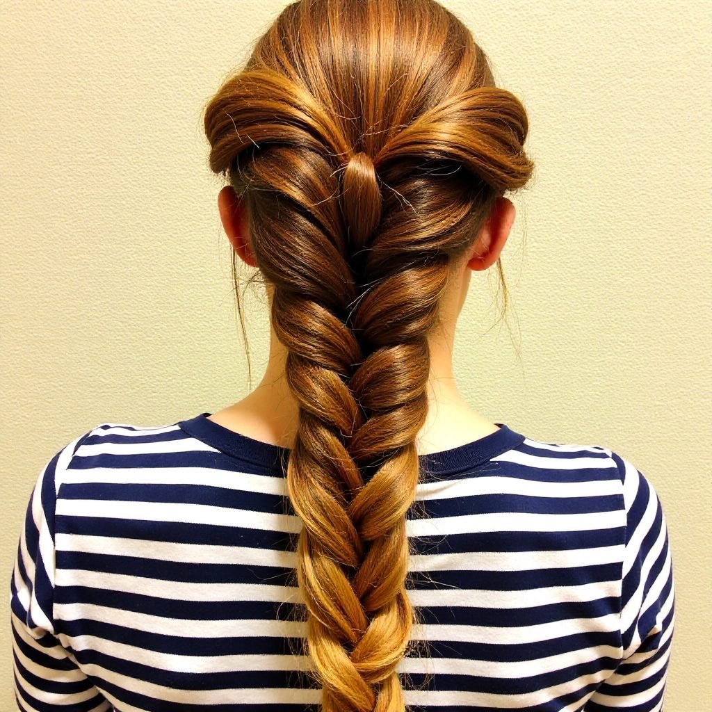 Messy Mermaid Braid For Ombre Hair