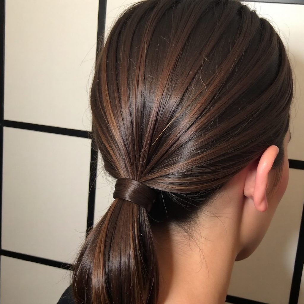 Low Ponytail Hairstyle