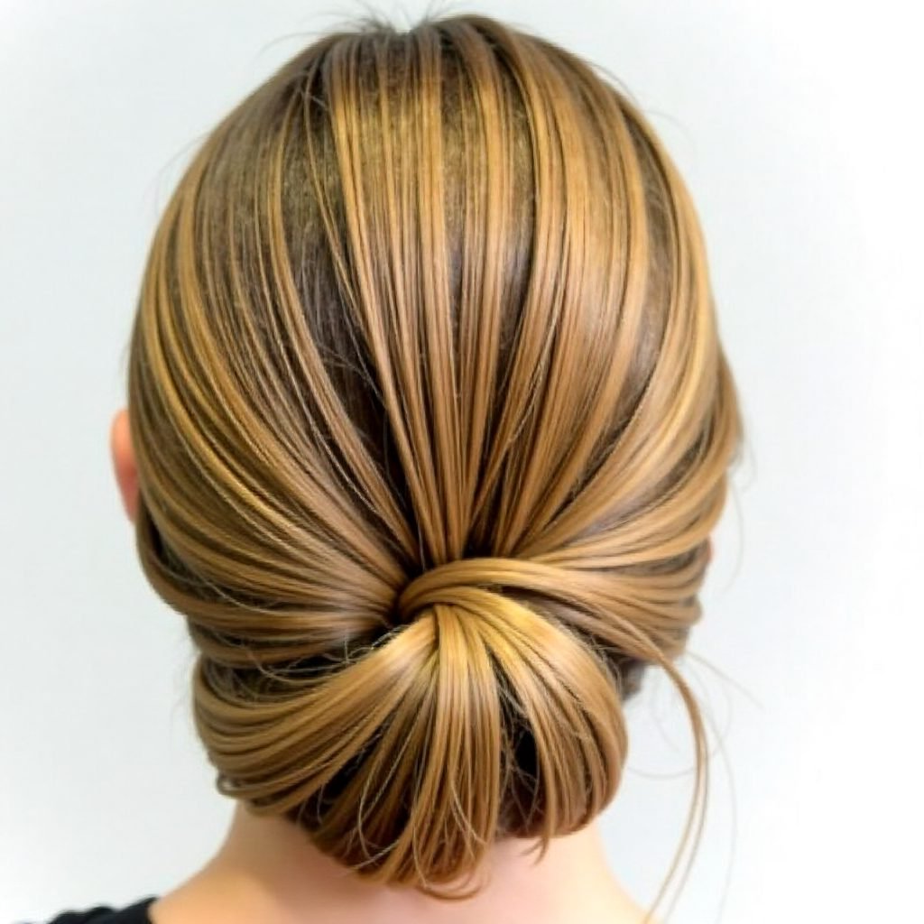 Low Braided Updo