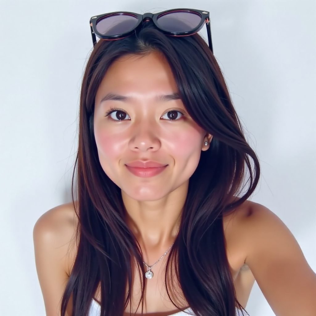 Simple Hairstyle With Crown Headband