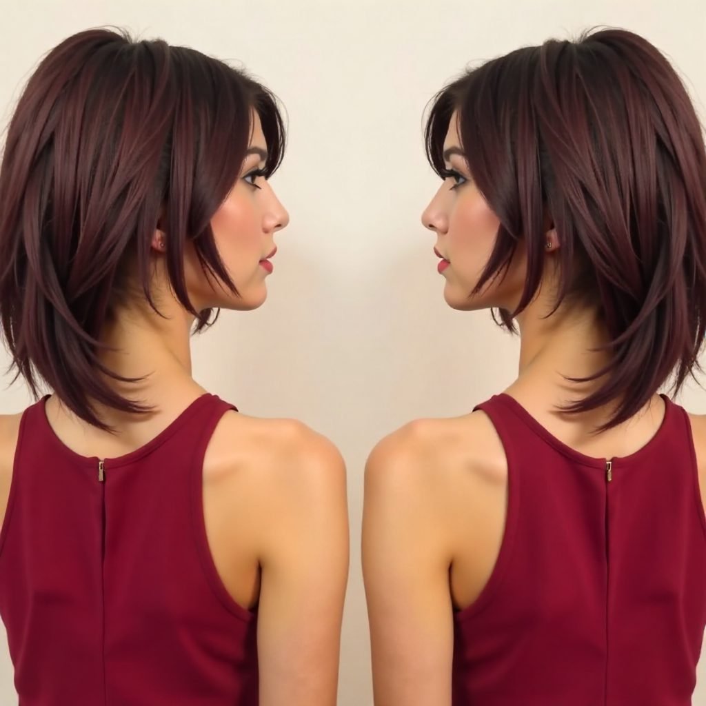 Bob With Finger Wave Bangs