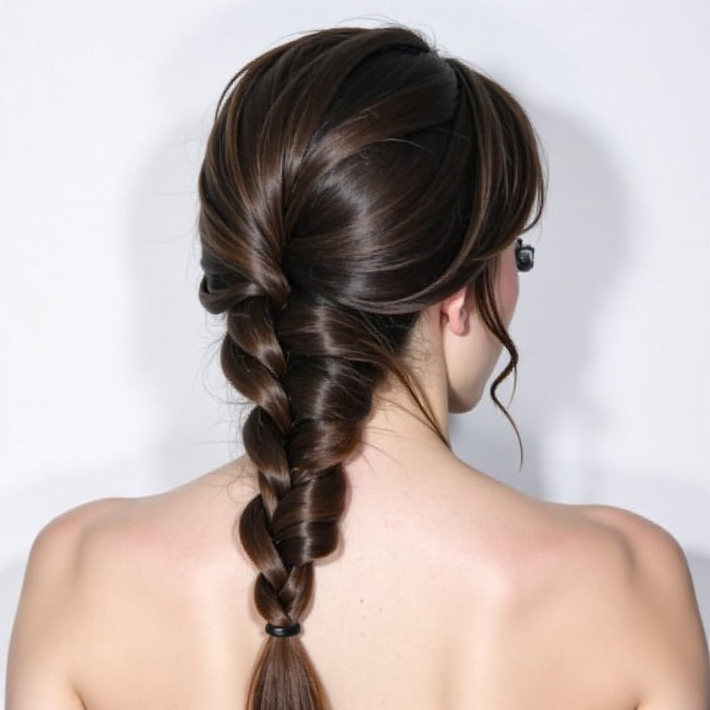 French Braid With Jewelry