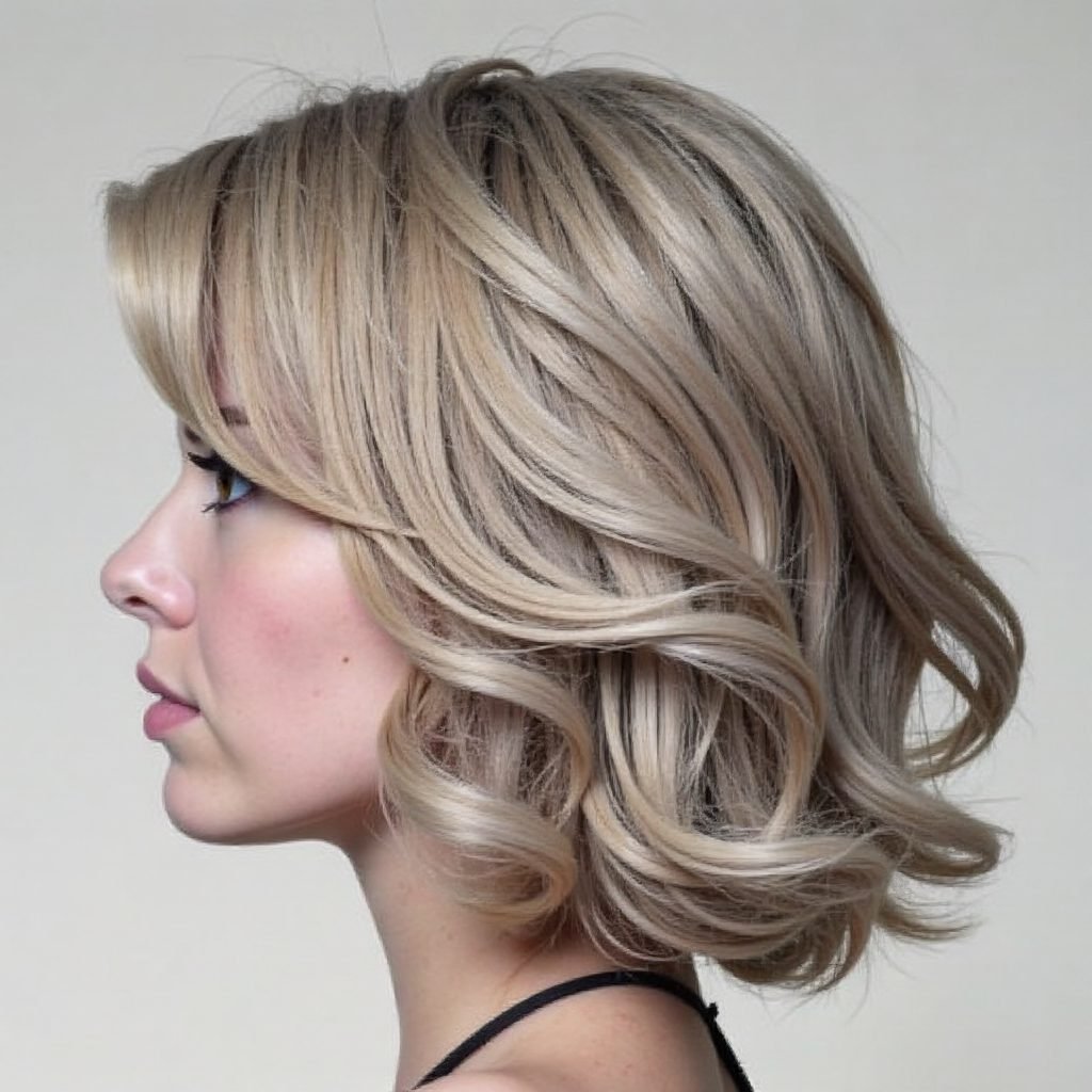 Easy Twisted Bun With A Braid Updo
