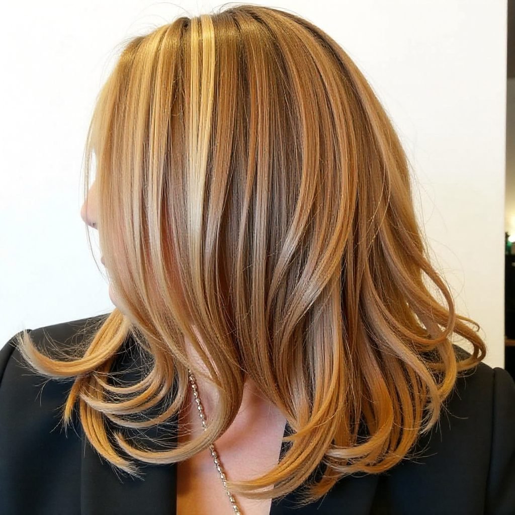 Long Haircut with Flipped Layered Ends