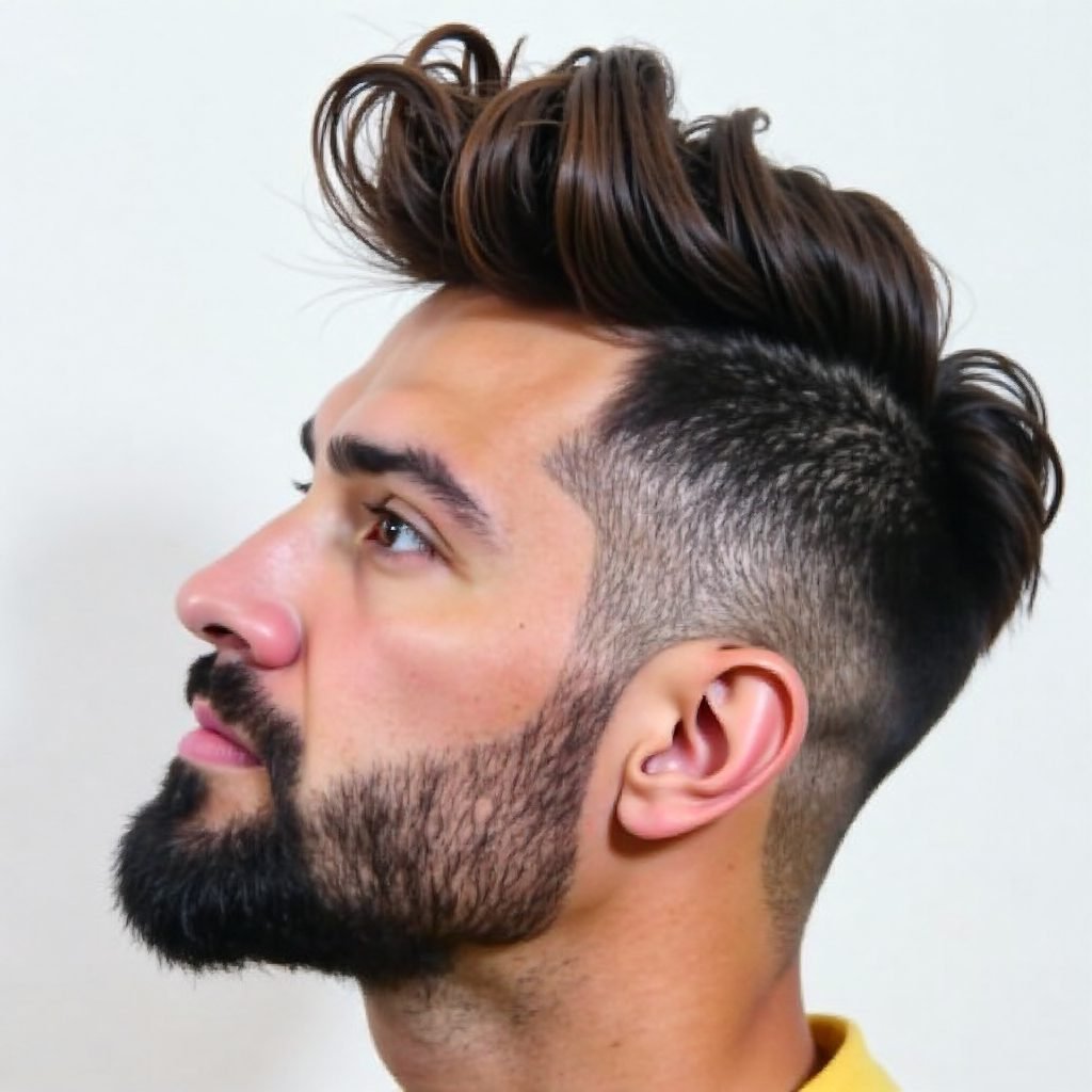French Crop With An Extreme Long Fringe