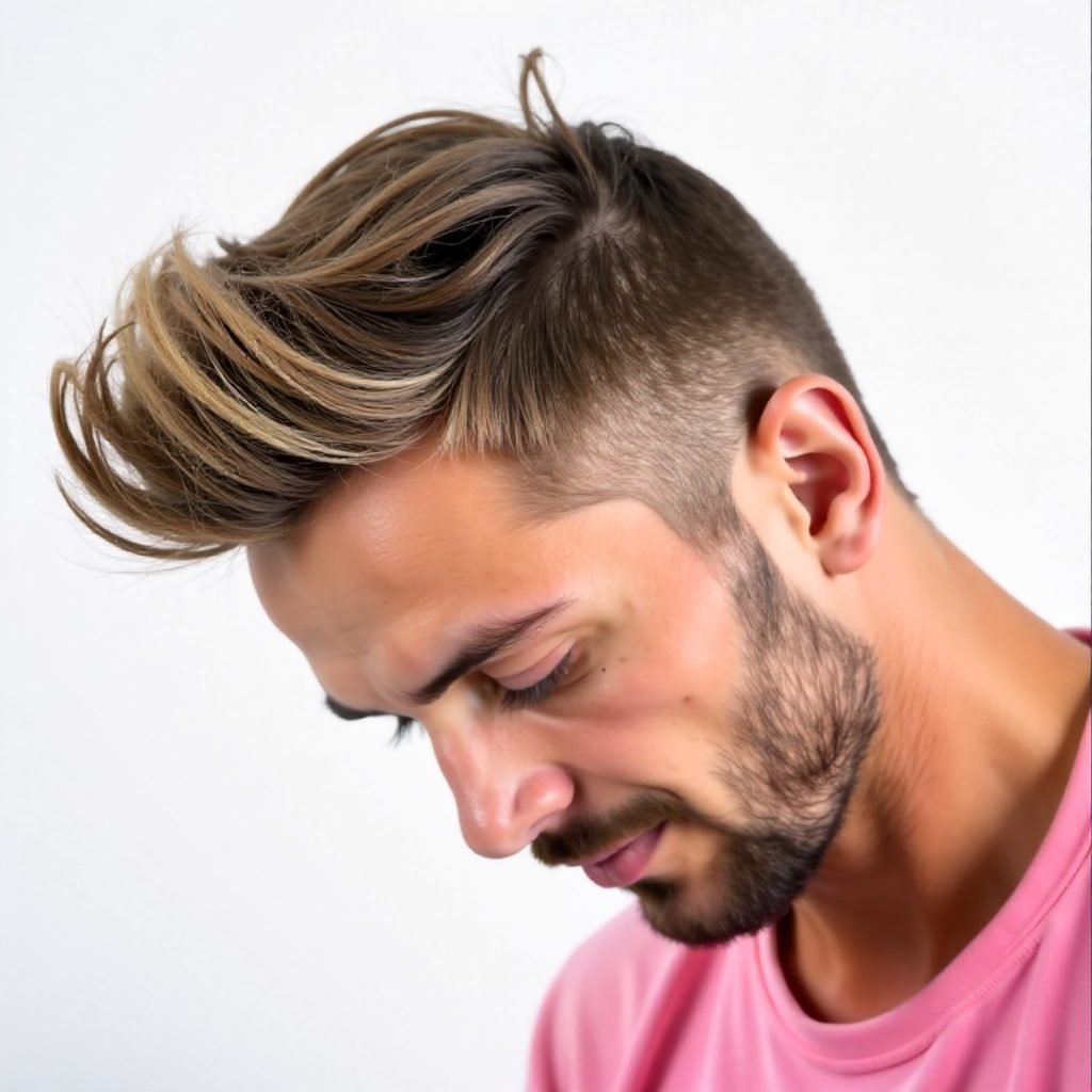 Bleach Blonde Accents for a Perfect Look