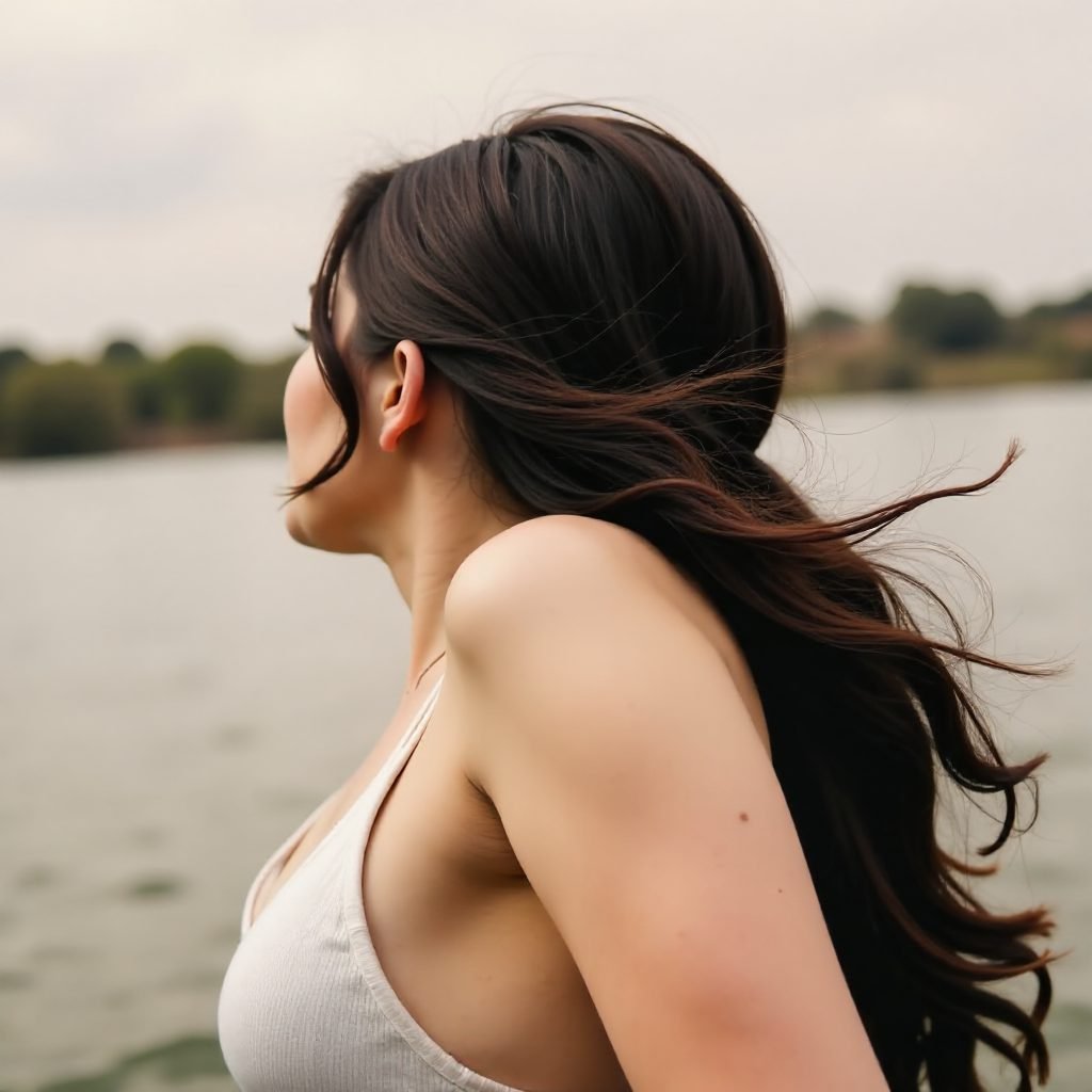 Low Pony with Infinity Braid Base