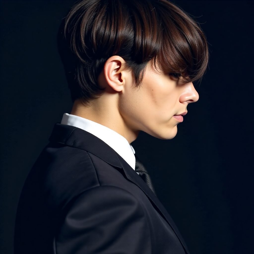 Men’s Two Block Haircut Idea