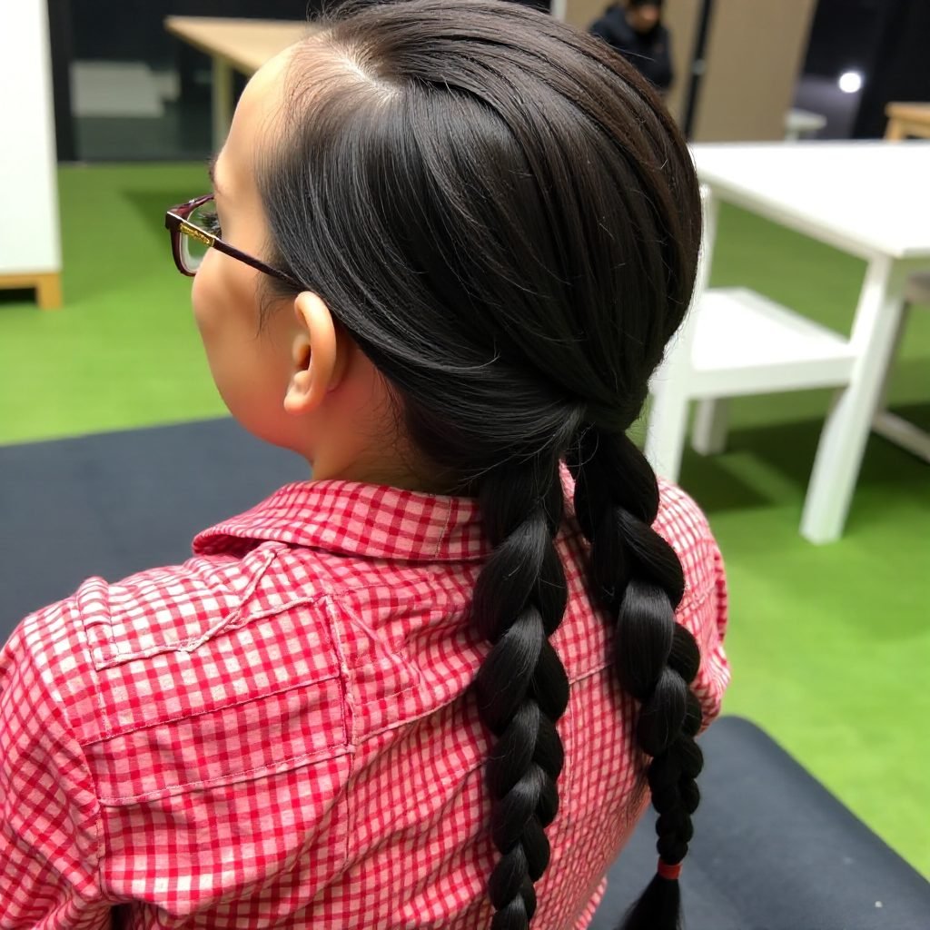 Fishbone Braid Style for Black Women