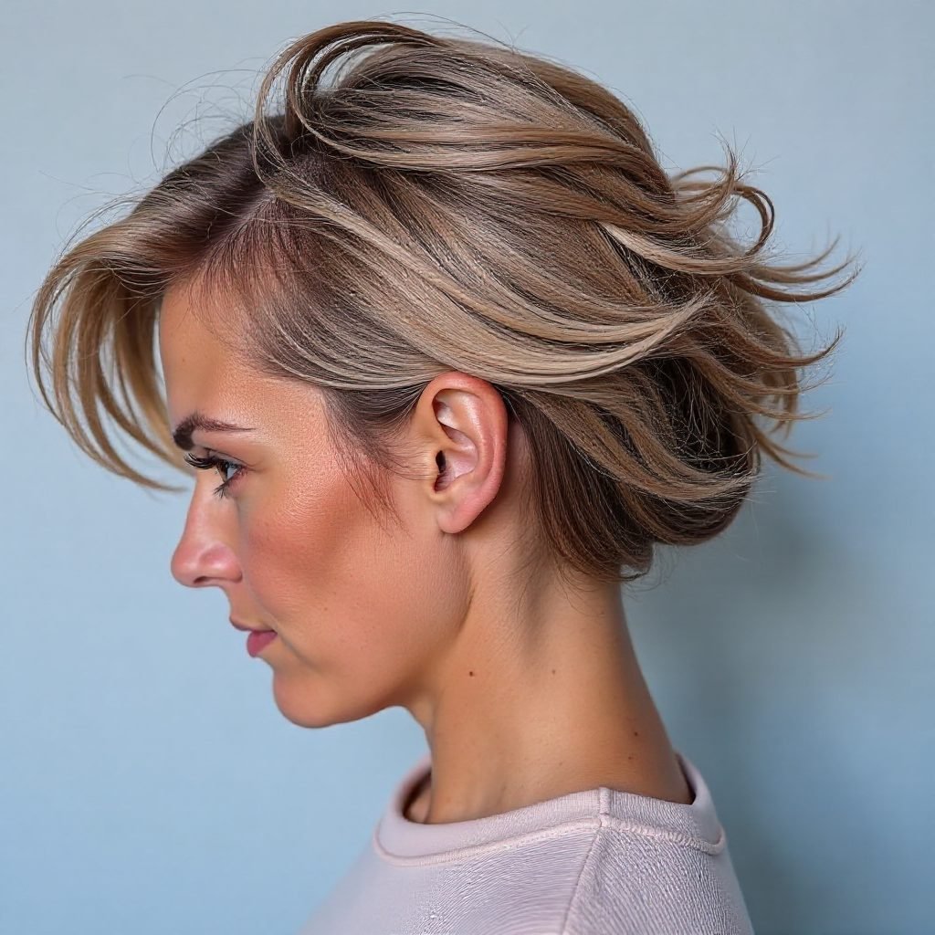 Pumpkin Spice Balayage on Afro Hair