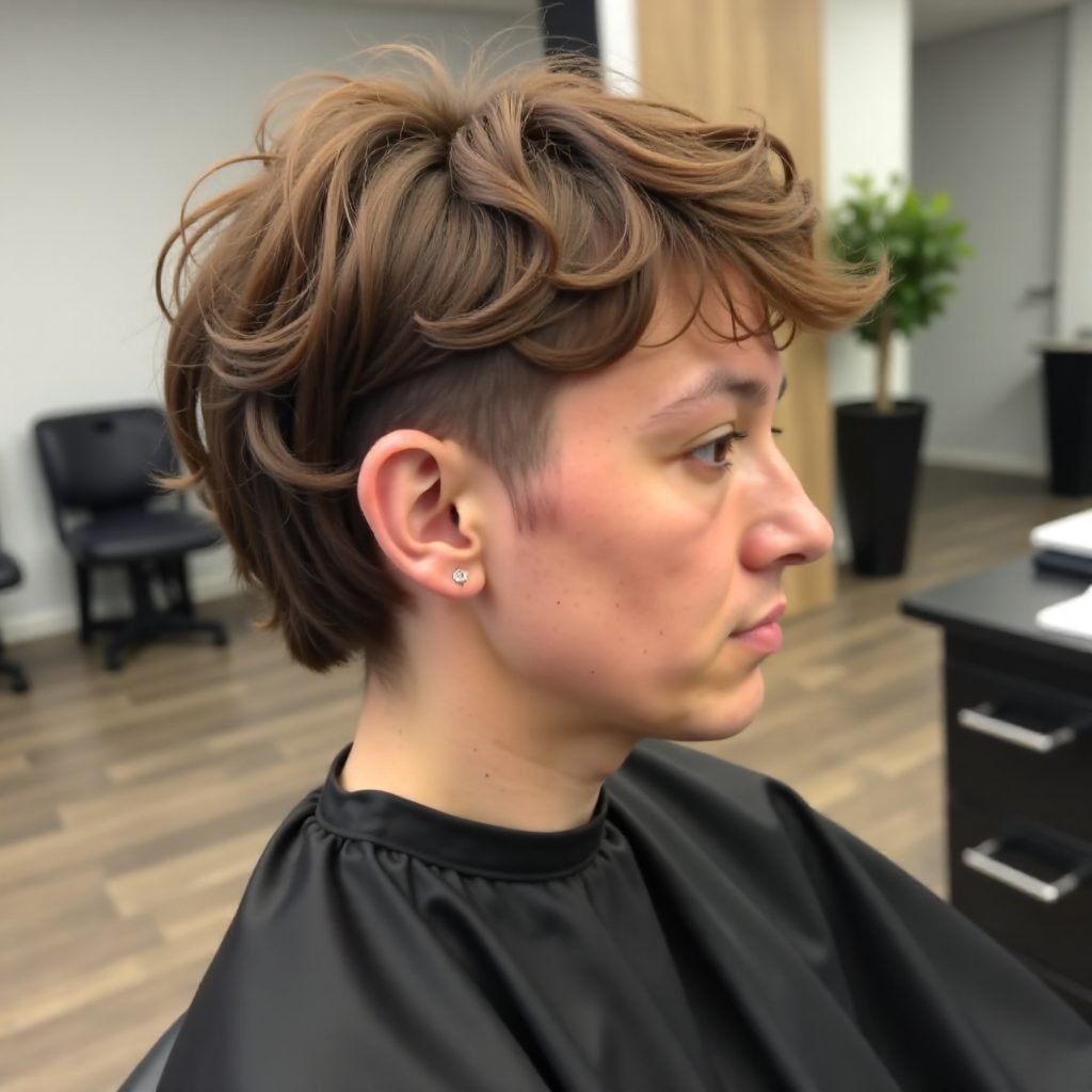 Modern Mullet with Tapered Sides