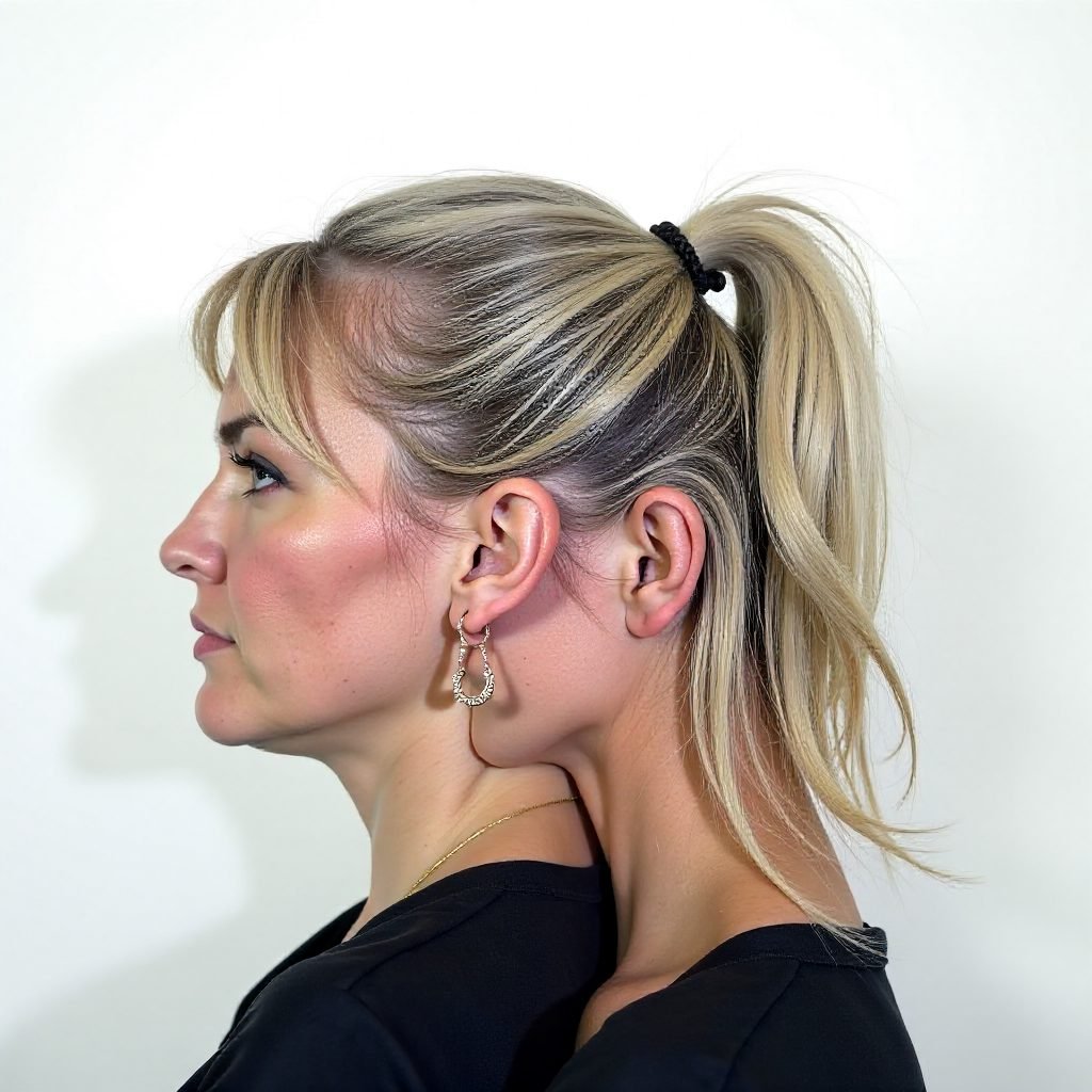 Short Mullet with Long Nape and Sideburns