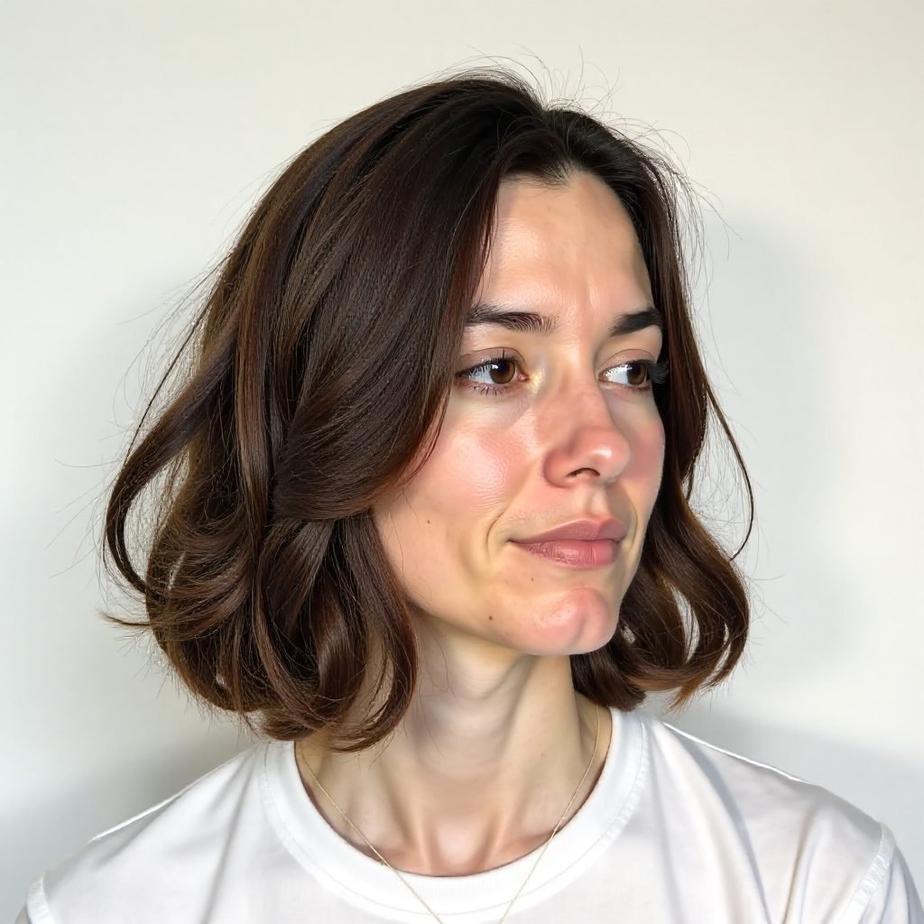 Mid-Length Flowy Surfer Hair