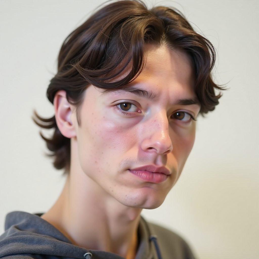 Curtain Mullet Haircut for Men