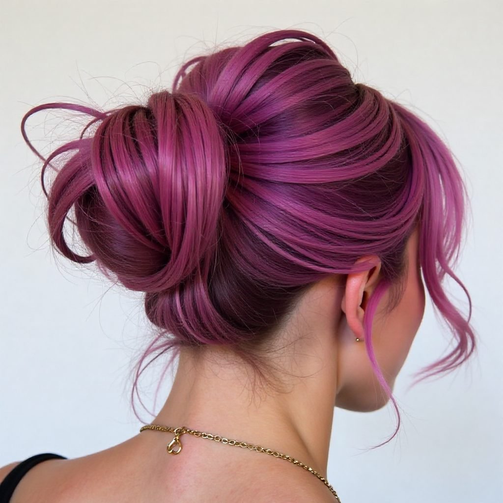 Vivid Alt Updo Hairstyle