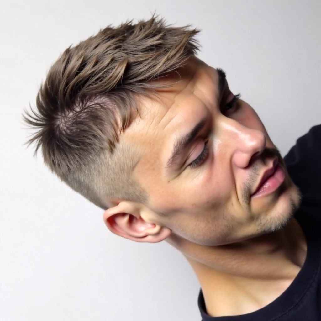 Short Salt and Pepper Fringe Hairstyle
