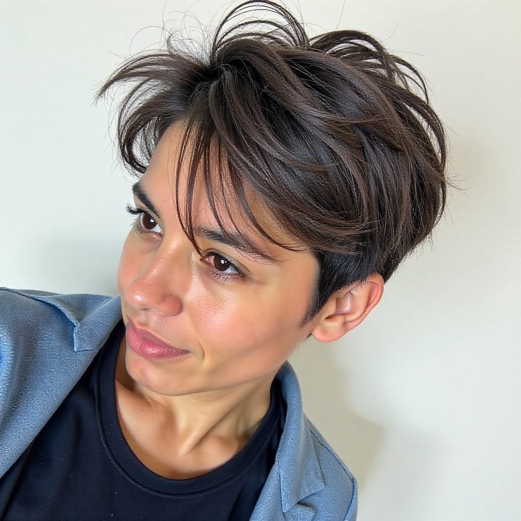 Mullet Fade for Black Women