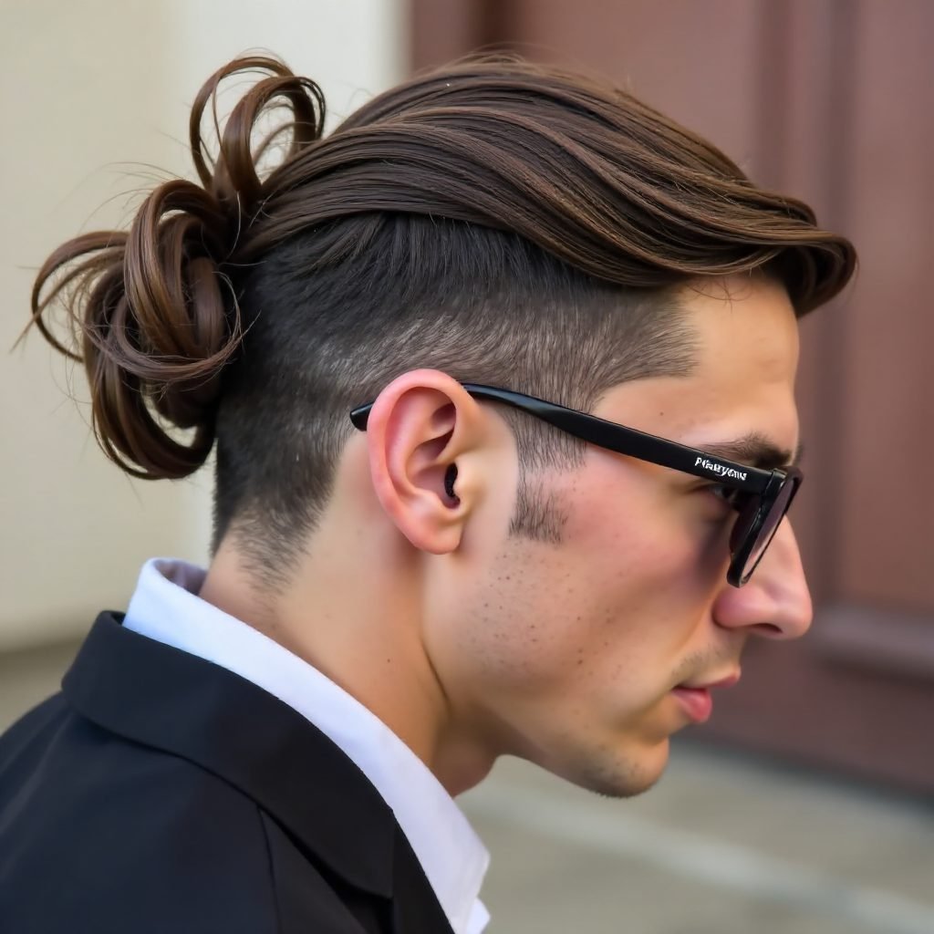 Low Fade Taper Haircut for Office Men