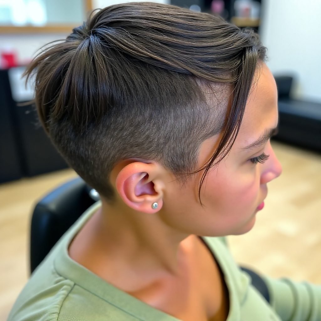 Pixie Fade Black Natural Hair Haircut