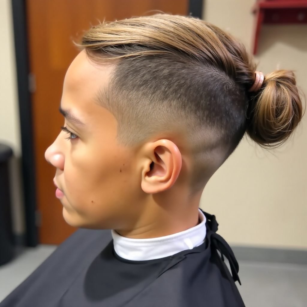 Highlighted Ponytail for Guys
