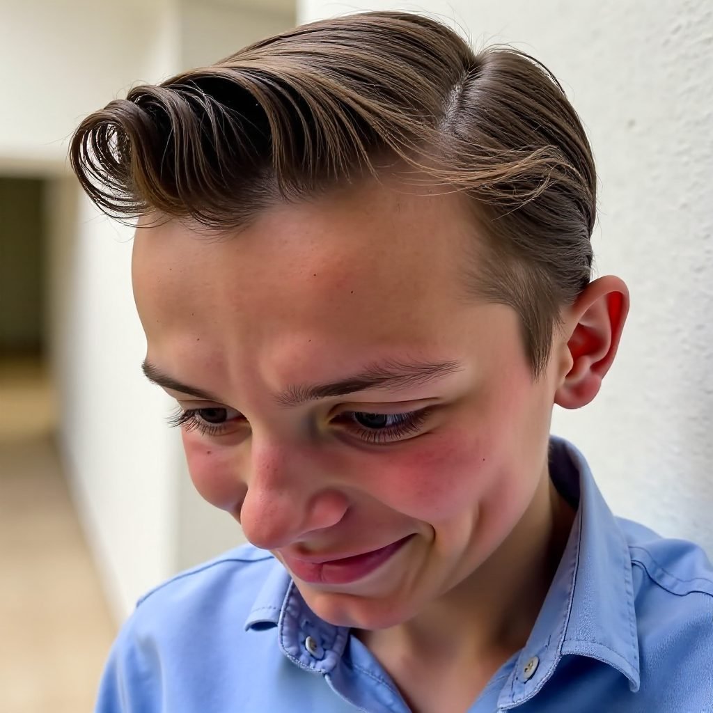 Classic Side Part Professional Haircut