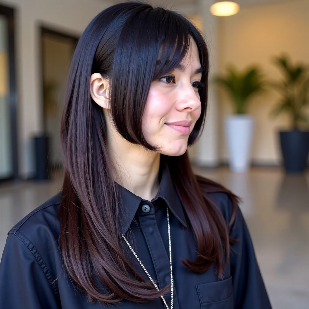 Hime Cut with Bangs