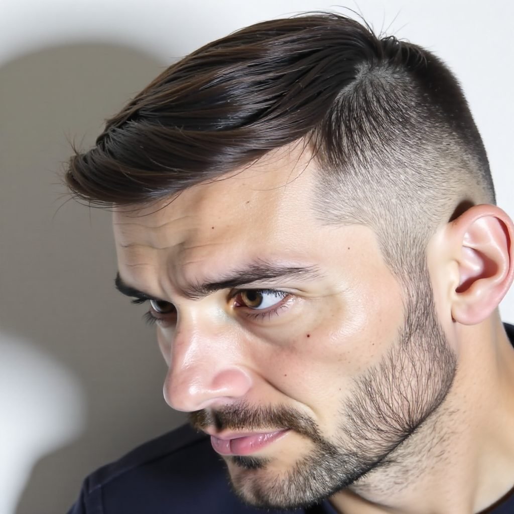 Short Crop with High Fade Male