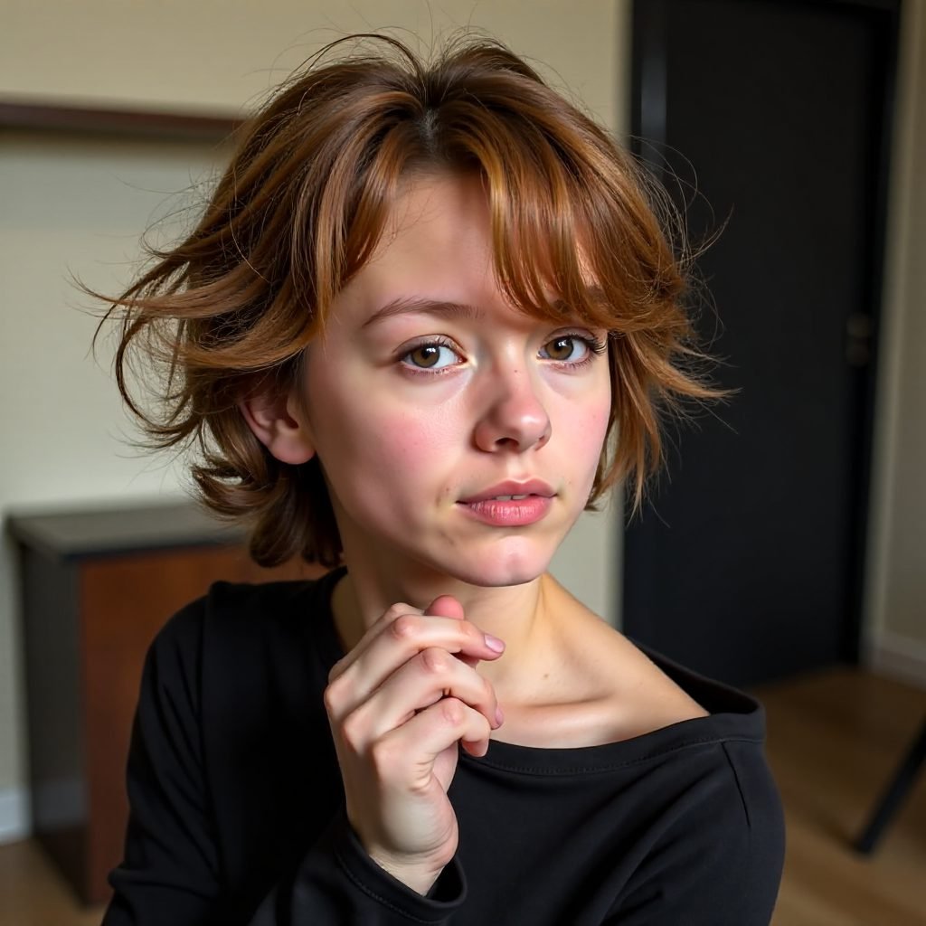 Goth Medium Hairstyle