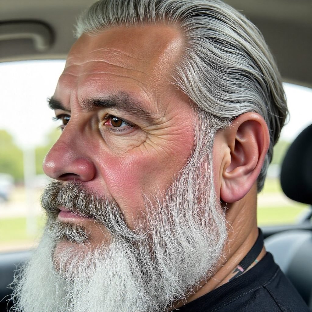 Black Man with Gray Hair