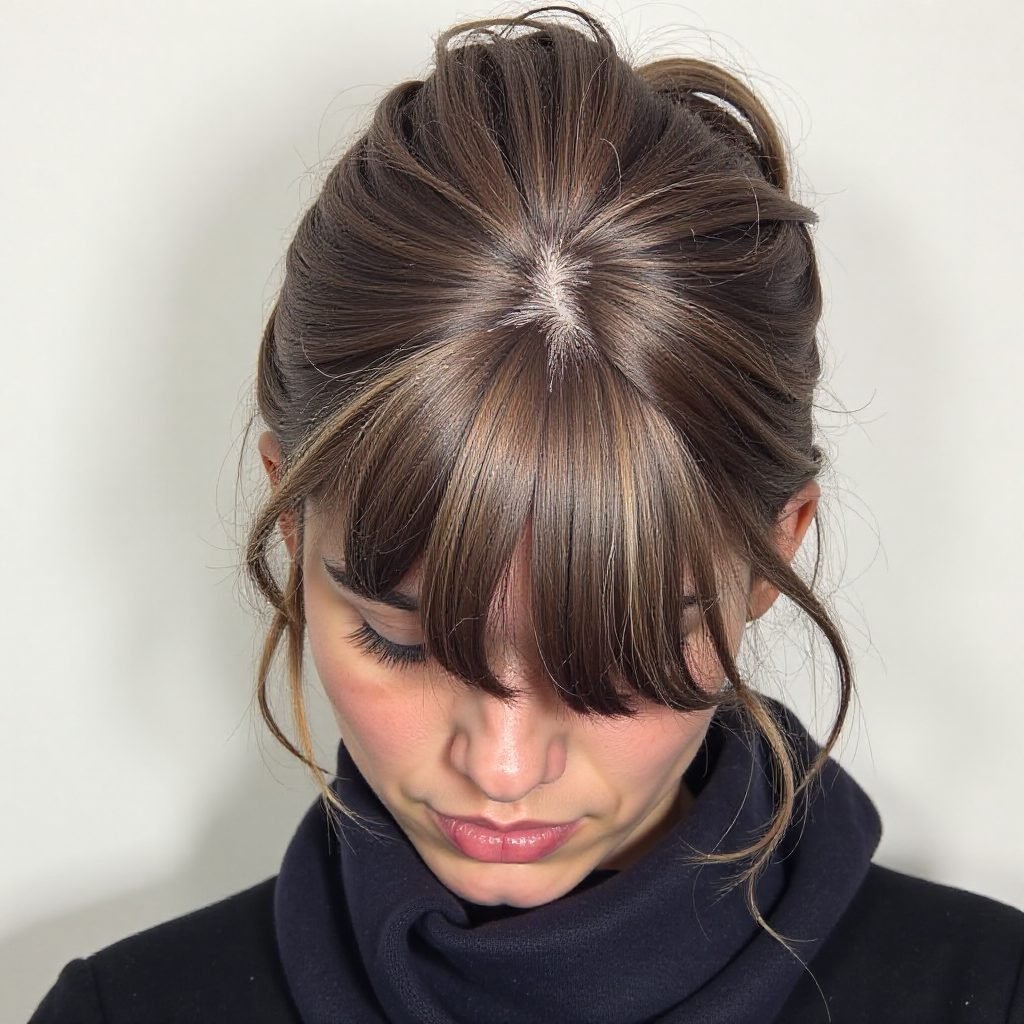 Top Knot for Bohemian Braids