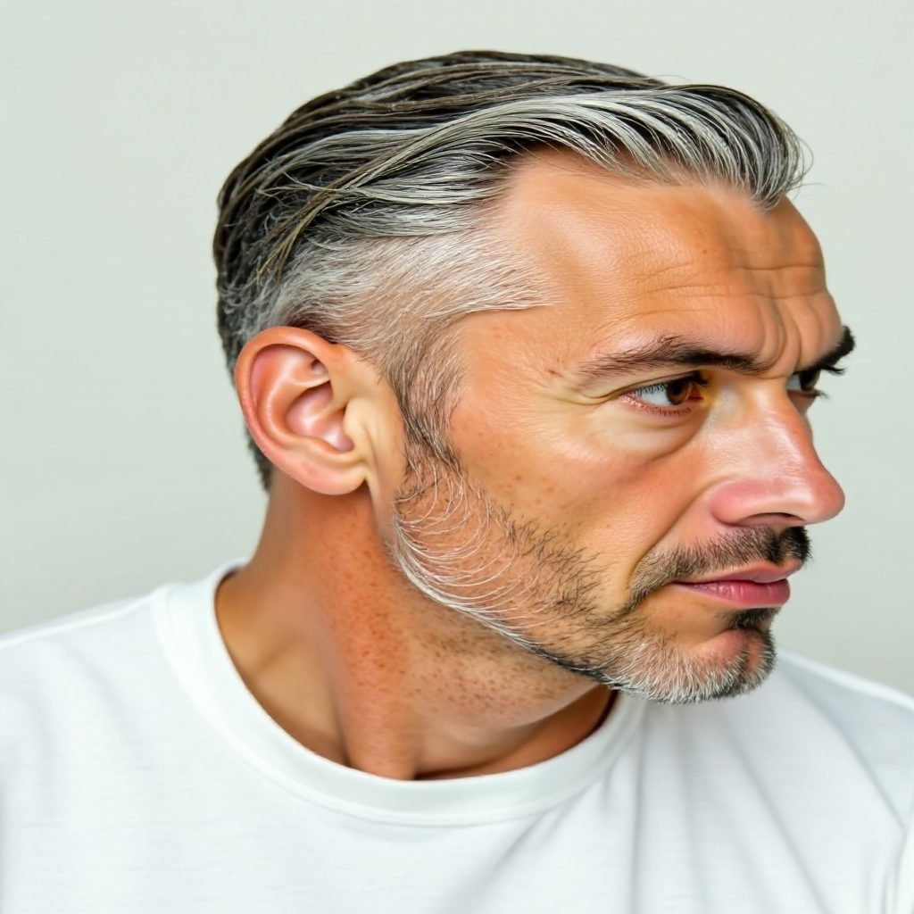 Older Guy's Fade for Thinning Hair